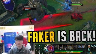 T1 Faker Already Back to Terrorizing SoloQ  Best of LoL Stream Highlights Translated [upl. by Duffy463]