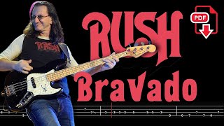 Rush  Bravado 🔴Bass Tabs  Notation ChamisBassrushbass basstabs chamisbass [upl. by Eirrot]