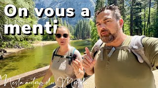 ON VOUS A MENTI Arrivée dans le splendide YOSEMITE NP et explications  Nesta autour du Monde 🌎 [upl. by Camilia155]