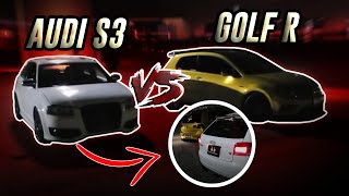 Thanos Golf R APR Stage 2 vs Audi S3 Stage 2 [upl. by Hairim805]