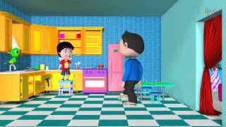 Johny Johny Yes Papa Song  3D Nursery Rhymes For Children  Lollipop Kids Tv [upl. by Eelak]