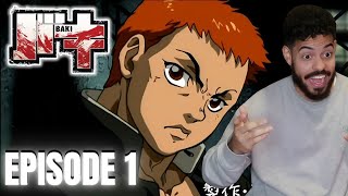 Versus 100 Men  FIRST TIME WATCHING BAKI THE GRAPPLER  Episode 1 Reaction [upl. by Claudelle424]