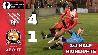 Droylsden FC 4 Vs AFC Blackpool 1 quotFirst Half Goal from Kattahquot in the Edward Case Cup 🏆 [upl. by Anairuy]