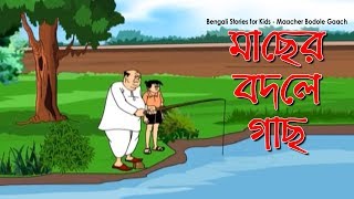 Bengali Stories for Kids  মাছের বদলে গাছ  Bangla Cartoon  Rupkothar Golpo  Bengali Golpo [upl. by Aziram]