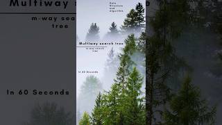 Multiway search tree  mway search tree dsa learncoding shorts coding education learn tricks [upl. by Ennayt843]