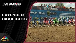 Pro Motocross 2024 EXTENDED HIGHLIGHTS Round 9 Unadilla  81024  Motorsports on NBC [upl. by Horatia]