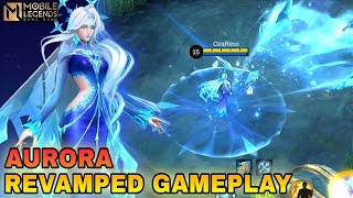 New Aurora Revamped Gameplay  Mobile Legends Bang Bang [upl. by Nosneh]