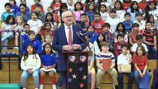 Veterans Day Ceremony 2025  Hampton Bays Elementary School [upl. by Yenittirb]