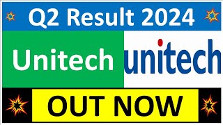 UNITECH Q2 results 2024  UNITECH results today  UNITECH Share News  UNITECH Share latest news [upl. by Bates]