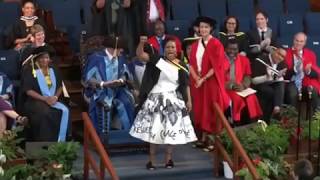 Nomzamo Mbatha Graduation Video [upl. by Vogel]