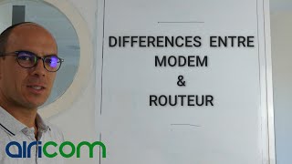 Différences entre un modem et un routeur [upl. by Anisah541]