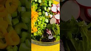 Tasty and Healthy Mixed Leaf Salad Recipe with Simple Dressing [upl. by Anrahs7]