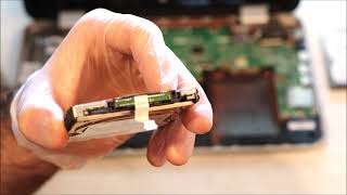 How to swap out a failed hard drive on an 2014 HP Pavilion X360 [upl. by Nelli439]