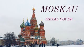 MOSKAU  DSCHINGHIS KHAN  ENGLISH METAL COVER  LYRIC VIDEO [upl. by Major]