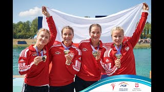 Mistrzostwa Europy 2022 K4 500m Karolina Naja Anna Puławska Adrianna Kąkol Dominika Putto [upl. by Kcinom594]