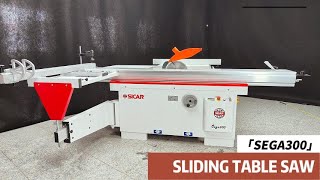 SICAR Panel Saw Sliding Table Saw SEGA300 WinMax Woodworking Machinery [upl. by Atilrak46]