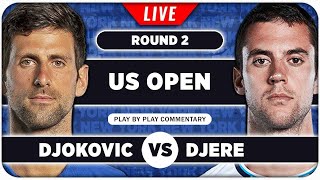 DJOKOVIC vs DJERE • US Open 2024 • LIVE Tennis Talk Watchalong [upl. by Kline387]