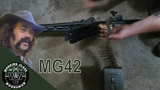 BELT FEED MG42 QUICK BARREL CHANGE [upl. by Amimej888]