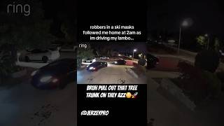 Guy in lambo shows robbers who to play wit 🚀😳😳😳😳 explore shorts fyp viralvideo reels for [upl. by Alyse]