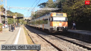 Parets del Vallès R3  Rodalies Barcelona  Renfe 447  253 [upl. by Tybi]