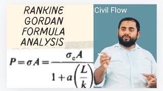 Rankine Gordan formula for columnsRankineformula columns Direct stress and Bending stress [upl. by Araccot667]