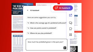 AI Assistant PDF AI tools from Adobe Acrobat [upl. by Eidroj640]