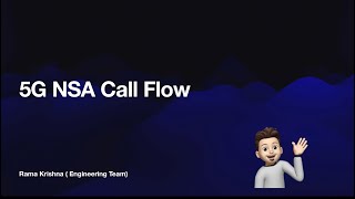 5G NSA Call Flow [upl. by Stasny312]