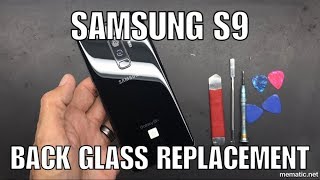 Samsung galaxy s9 back glass replacement start to finish [upl. by Jillane]