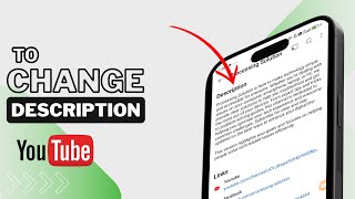 How to Change YouTube Channel Description on Mobile and PC Quick Tutorial [upl. by Lucia]