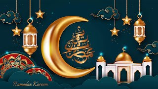 Ramadan Kareem backgrounds with golden lantern and crescent Free Download EPS file [upl. by Ttoille]