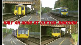 Half an Hour at 251  Clifton Junction Station 9102017  Class 142 150 156 185 Salford [upl. by Akimal315]