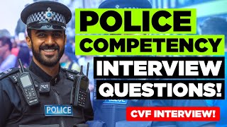 POLICE COMPETENCYBASED INTERVIEW QUESTIONS Police Officer Interview Questions amp Answers [upl. by Bobker568]