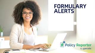 Formulary Alerts From Policy Reporter [upl. by Sharyl]