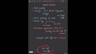 Dipole Moment Part 1  neetchemistrytricks  neet neetexam [upl. by Anitan103]