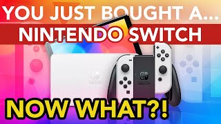 Nintendo Switch OLED Unboxing amp Setup [upl. by Oliana]