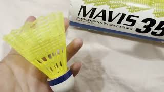 Mavis 350 Yellow Fast Shuttlecock Quick Review [upl. by Ande]