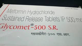 Glycomet 500 SR Tablet Review [upl. by Kohl]