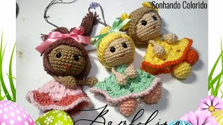 Bambolina Mini Bonecas Amigurumi [upl. by Kohsa]