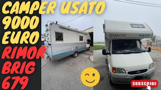 CAMPER USATO 9000 EURO RIMOR BRIG 679 [upl. by Kirchner590]