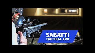 Fire test of the new Sabatti Tactical EVO rifle [upl. by Eseilanna]