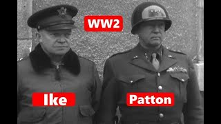 General Eisenhower meets with General George Patton 1944 [upl. by Gilletta796]