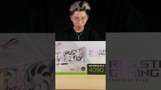 White ASUS ROG Strix RTX 4090 OC Corsair Waterblock unboxing and installation [upl. by Zuliram701]