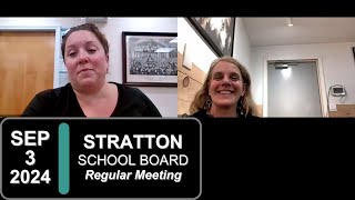 Stratton School Board Mtg 9324 [upl. by Trovillion734]