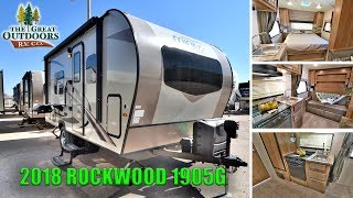 New 2018 ROCKWOOD 1905G Mini Lite Murphy Bed Travel Trailer RV Colorado Camper [upl. by Vijnas]