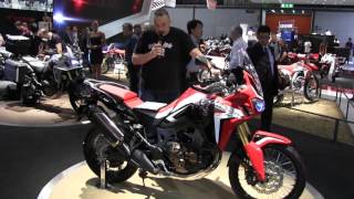 Honda Africa Twin Honda 500 CBX et Honda CB500F  nouveautés 2016 du salon de Milan [upl. by Flip]