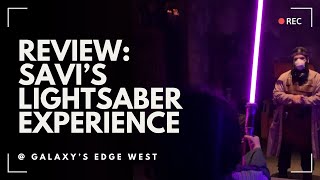 REVIEW Savis Lightsabers at Disneyland Galaxys Edge [upl. by Llimaj554]