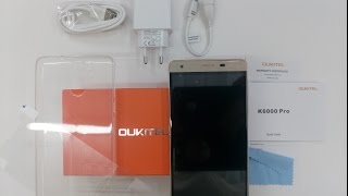 Oukitel K6000 Pro Unboxing [upl. by Rianna]