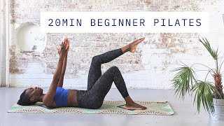 20 MIN PILATES WORKOUT FOR BEGINNERS  AT HOME CORE PILATES [upl. by Akiner]