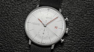 A Tribute To German Design History  Junghans Max Bill Bauhaus Chronoscope [upl. by Hallette]