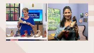 Vionic Leather or Suede Espadrille Wedges  Marina on QVC [upl. by Nortad]